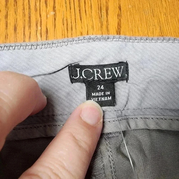 NWT J. Crew Gray Chino Shorts Plus Size 24 - Picture 6 of 10